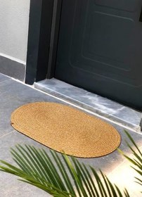 Resim HASIR JÜT İÇ DIŞ KAPI ÖNÜ BANYO DEKORATİF PASPAS EL DOKUMASI HEDİYELİK EV EŞYASI 