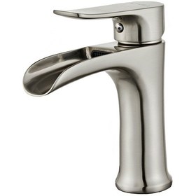 Resim Fause Lavabo Bataryası Şelale Fırçalanmış Nikel Klb112-br Nikel 
