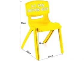 Resim 4'lü Set Büyük Şirin Çocuk Sarı 