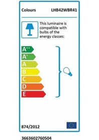 Resim Colours Lari LHB42WBR41 Aydınlatmalı 107 CM Tavan Vantilatörü 