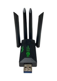 Resim Taplin Twa-105 1200mbps Usb 3.0 Wifi Adaptör 4 Antenli 