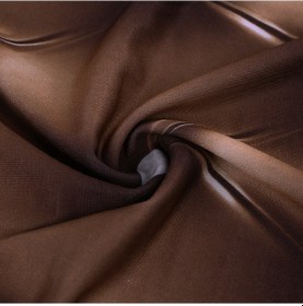 Resim Lemestar Kahverengi 3d Deri Desenli Spandex Süngerli Esnek Sandalye Örtüsü - Ev Otel İçin Konforlu, Yıkama Uygun, Tek Adet 