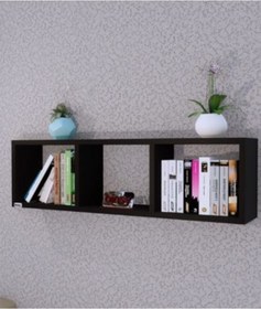 Resim Raf Kitaplık Siyah Yatay Raf ,dekoratif Raf,aksesuar 