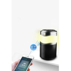 Resim Taşınabilir Fener ve Kablosuz Bağlantılı Güçlü Sesli Hoparlör Speaker Bluetooth Taşınabilir Hoparlör 