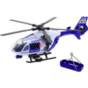 Resim Sesli Işıklı Çek Bırak Polis Helikopteri Çok Renkli 