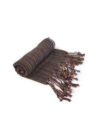 Resim Karatezgah El Dokuma Peştemal Kahverengi Kahverengi 