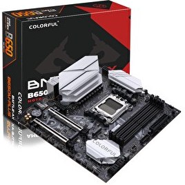 Resim Colorful Battle-AX B650M-PLUS WiFi V15 DDR5 7600 Mhz mATX AM5 Gaming Anakart 