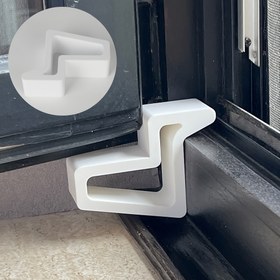Resim 1 Adet Çok Amaçlı Kapı Durdurucu Kama - Dayanık Plastik Mat Yüzey, Alt Montaj Tasarımı, Şık İnce Görünüm ve Sağlam Konstraksiyonlu Ev & Ofis ihtiyaç üründe kazara kapatmalar önleyici, şeffaf taban, ça 