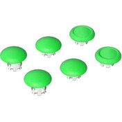 Resim Green-6pcs Denetleyici Thumbstick Cap Anti Slip Thumbstick Yedek Kapak Koruma Aksesuarları İçin Ps5 Edge Elite Joystick 
