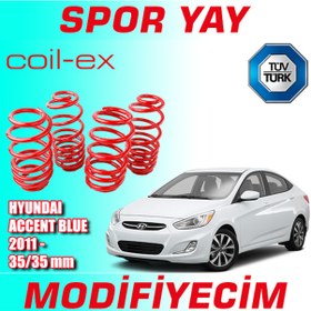 Resim Coil-Ex Accent Blue 2011 Sonrası 35-35Mm Alçaltma Spor Ya 