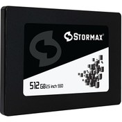 Resim SER-SMX-SSD30BLCK/512G 512 GB 550/530 MB/s 2.5" Sata3 SSD Stormax