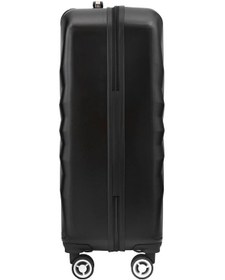 Resim Büyük Boy %100 Polikarbon Valiz 4x2 Teker Siyah 1809 Siyah 