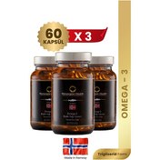 Resim Norwegian Health Omega 3 1000 MG Somon&Morina Balık Yağı 3 x 60 Kapsül 