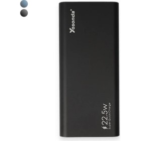 Resim Yosonda A51 22.5W Qc3.0 Led Ekranlı Powerbank 