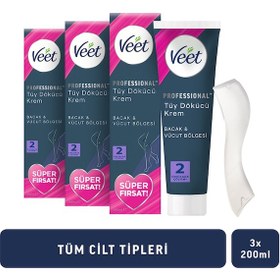 Resim Veet Profesyonel Krem Promo Tüy Dökücü Krem 3 x 200 ML 
