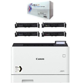 Resim i-Sensys LBP673CDW Tam Dolu Muadil Tonerli Renkli Lazer Yazıcı 