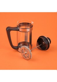 Resim French Press - Şeffaf / Siyah / Gri - 350 Ml Çok Renkli 