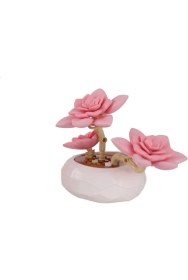 Resim Trivogue P655064 Panlos Pembe Ni̇lüfer Sukulent Model 82 Parça Block Oyuncak 
