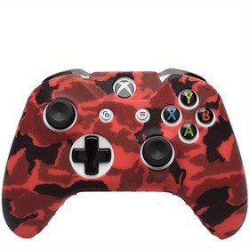 Resim Xbox One Denetleyicisi için Premium Silikon Kapak, Rahat Kavrama Kaymaz Ter Geçirmez Koruyucu Kılıf, One Denetleyicisi için 