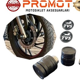 Resim Motosıklet Koruma Tvs Wego Ön Aks Koruma Takozu 