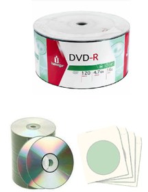 Resim Boş Dvd-r 16x .4,7 Gb 10 Adet ve 10 Adet Dvd zarfı 