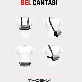 Resim Thoska Bel Çantası Siyah 