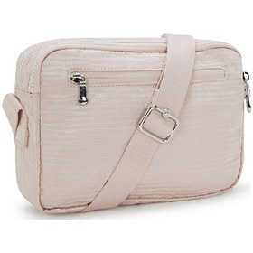 Resim Kıplıng Abanu M Orta Boy Omuz Çantası Pembe Pınk Pearl Jacquard Pembe 
