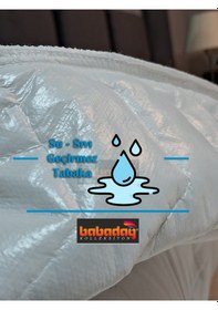 Resim %100 Geçirmez Yastık Alezi Kapitoneli Kabartılı 1 Adet 