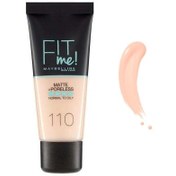 Resim Maybelline New York Fit Me Matte+Poreless Fondöten 110 Porcelain - Mat Fondöten 
