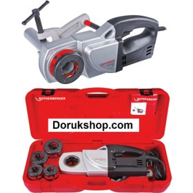 Resim Rothenberger Supertronıc 1250 Set Ø 1/2 - 1.1/4" Elektrikli Diş Açma Pafta Makinesi 