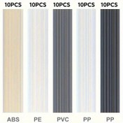 Resim 50 adet Plastik Kaynak Çubukları 200mm Uzunluk ABS/PP/PVC/PE Kaynak Çubukları 5x2mm Plastik Kaynak Makinesi Aksesuarları 