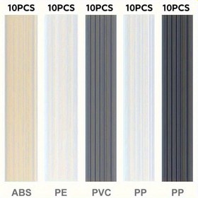 Resim 50 adet Plastik Kaynak Çubukları 200mm Uzunluk ABS/PP/PVC/PE Kaynak Çubukları 5x2mm Plastik Kaynak Makinesi Aksesuarları 