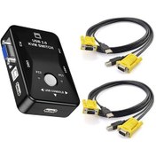 Resim Aghbilgisayar 2 Port Usb Kvm Switch 2 In 1 Out Usb 2.0 Kvm Fare Klavye Switcher 552319961 