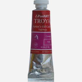 Resim PonArt Troya Yağlı Boya Tüp 11 Alizarin Crimson 37 ml 