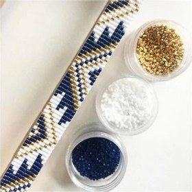 Resim Hedef Bijuteri Mavi Miyuki Delica DB-2132 Boncuk - Kutu NO:249 - 11/0 - 7,5 gr 