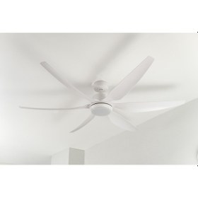 Resim Alsanfan Ürgüp Beyaz Aydınlatmalı Uzaktan Kumandalı Tavan Vantilatörü 168CM 