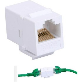 Resim RJ45 Cat6 Konnektör Keystone Jack Dişi Dişi Ara Uzatma - 50 Adet 