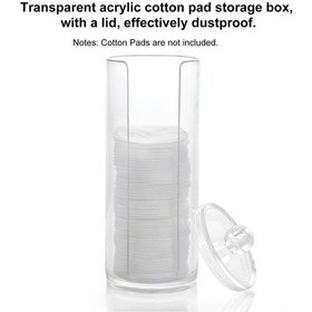 Resim Vkemall Açık Renkli Ps Malzeme İle Kapaklı Makyaj Pamukluk Saklama Kutusu - 19x7x7 Cm Boyutunda Tek Adet Makyaj Pamukları Dahil Değil 