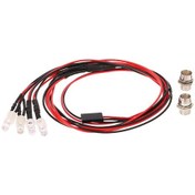 Resim Symbee 1/10 Ve 1/8 Rc Araçlar İçin 4'lü Led Aydınlatma Seti - 2 Beyaz 2 Kırmızı 