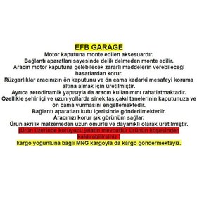 Resim Ford Tourneo Courier Kaput Rüzgarlığı / Koruyucu 2014 Ve Sonrası 