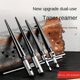 Resim Konik Altıgen Raybör, Konik Raybör, T Saplı Konik Raybör, Raybör Aleti, Kirişlerin Üstündeki Konik Delikler için Köprü Pim Delikleri El Tipi T Şekilli Raybör ve Vidalama Çukurları 