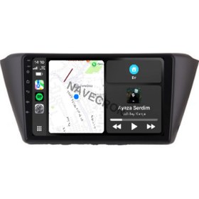 Resim NAVECRON SKODA FABIA 2015-21 UYUMLU ANDROID MULTİMEDYA GERÇEK 4/64 KABLOSUZ CARPLAY GERİ GÖRÜŞ KAMERALI 