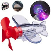 Resim Led Işıklı Motosiklet Süs Uçağı Pilsiz Çalışan, Kırmızı-mavi Işık 
