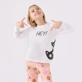 Resim Rolypoly Rp3466c Kız Çocuk Kışlık Pijama Takım KREM 