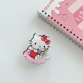 Resim GongtuShop Bir Stil Ins Kawaii Quickstand Karikatür 3D Cep Telefonu Braketi Telefon Zil Tutacağı Griptok iPhone Için Tavşan Kedi Pembe Köpekler Stretch Grip Tok (Yurt Dışından) 