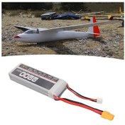 Resim Wezone 7.4v 2s 2200mah 35c Rc Uçak Pil, Yüksek Performans, Uzun Süre Dayanıklı, Xt60 Bağlantı, Ce/fcc/rohs Onaylı 