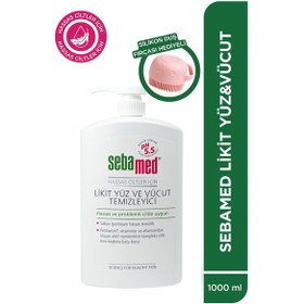 Resim Sebamed Nemlendirici Etkili Yüz ve Vücut Temizleme Jeli 1 L + Silikon Duş Lifi 