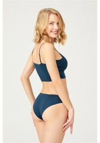 Resim Cottonhill Basic İz Yapmayan Lazer Kesim Kadın Bikini Külot 7'li Paket Asorti 2 Çok Renkli 