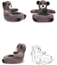 Resim TOKKO Premium Dörtlü Set Uyku Fili Peluş Ayıcık Çocuk Koltuğu Antibakteriyel 4'lü Set 