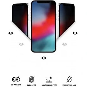 Resim Wrapsol Honor 20 Pro Mat Hayalet Ekran Koruyucu Yandan Bakınca Görünmeyen Ekran Privacy Ekran Koruyucu 